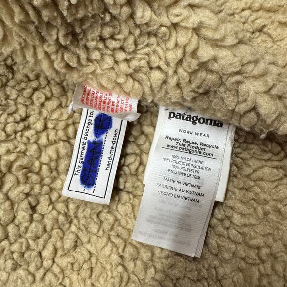 Patagonia Boys M 10 Infurno Sherpa Fleece Lined Water-Resistant Hoody Jacket - Picture 11 of 11